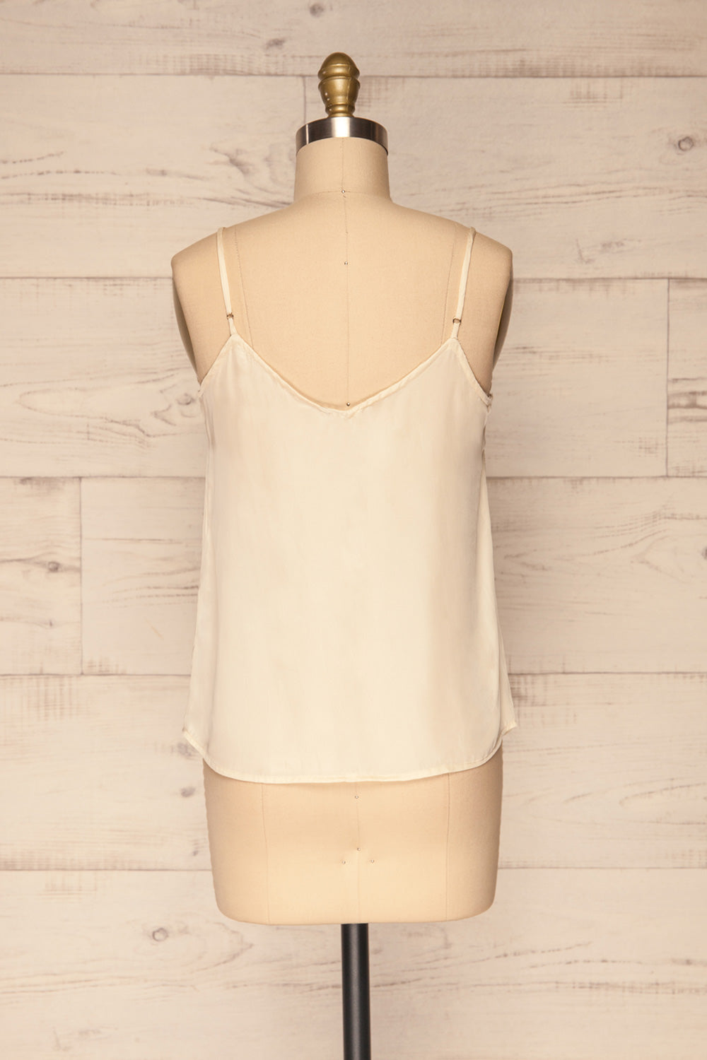 Canico Beige Silky & Lace Camisole back view | La Petite Garçonne