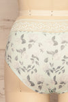 Capadino Mint Floral Seamless Underwear | La petite garçonne back close up