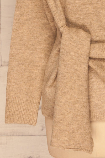 Capuli Light Beige Knitted Sweater | La petite garçonne bottom