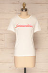 Caranqui "Summertime" White T-Shirt | La Petite Garçonne 1