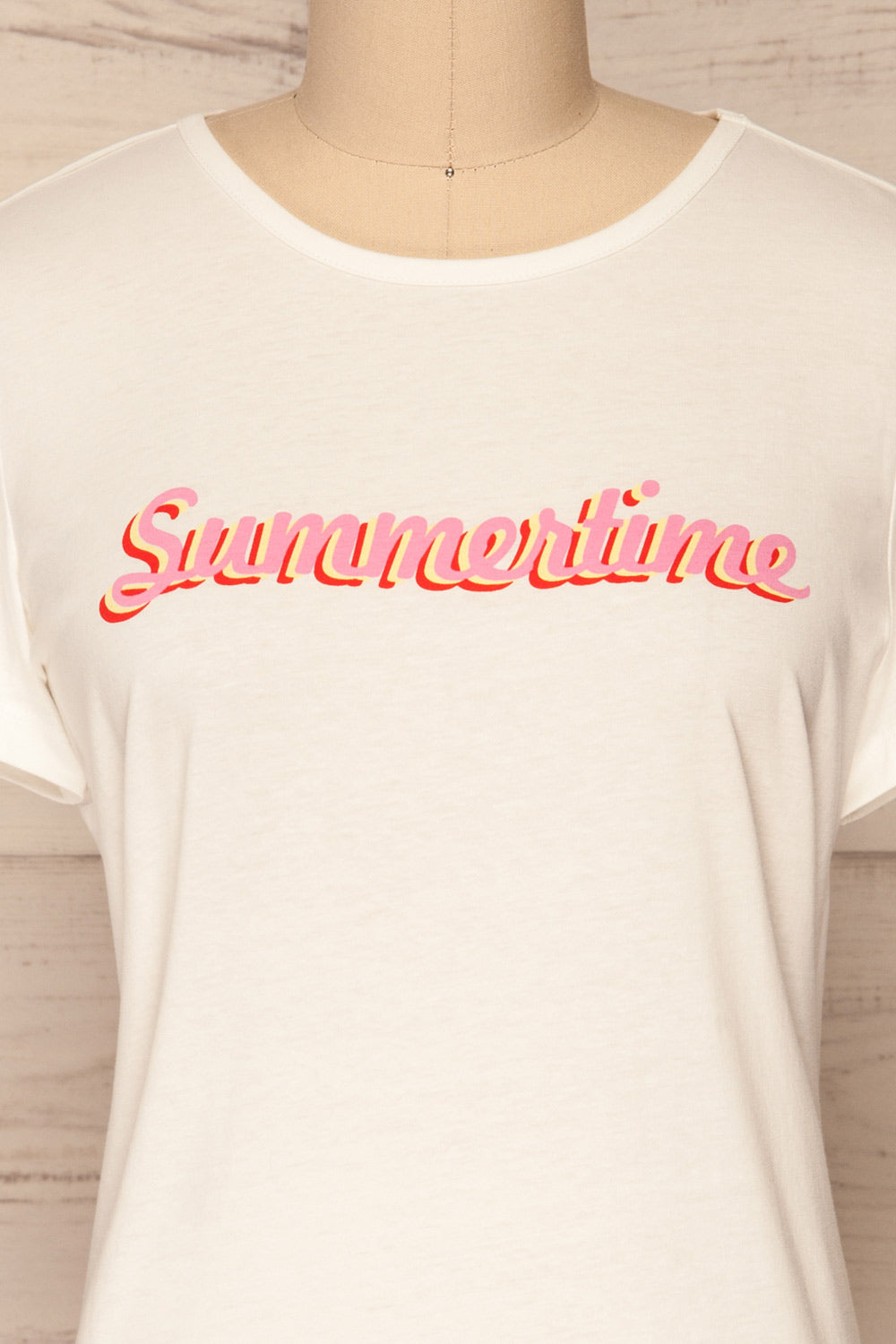 Caranqui "Summertime" White T-Shirt | La Petite Garçonne 2