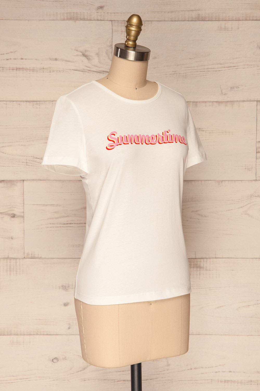 Caranqui "Summertime" White T-Shirt | La Petite Garçonne 3