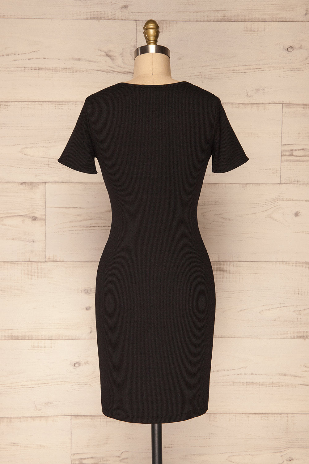 Carvoeiro Black Fitted Cocktail Dress | La Petite Garçonne