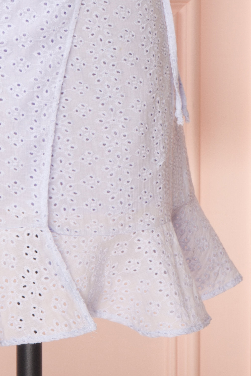 Cassie Lavender Short Wrap Dress | Boutique 1861 bottom