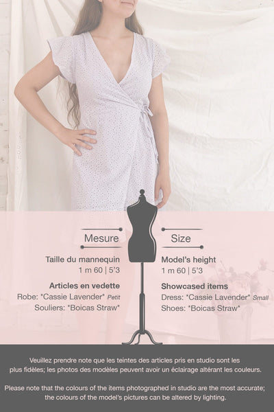 Cassie Lavender Short Wrap Dress | Boutique 1861 template