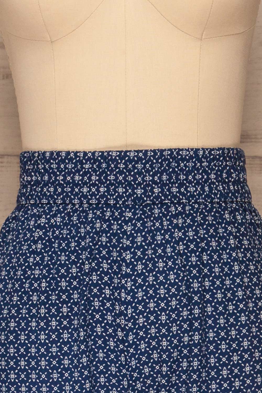 Catacocha Blue Floral Tapered Lightweight Pants | La Petite Garçonne