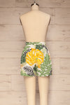 Cautivo Tropical Print Shorts w/ Pockets | La petite garçonne back view