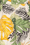 Cautivo Tropical Print Shorts w/ Pockets | La petite garçonne fabric