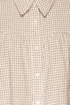 Cavertul White & Black Checkered Shirt fabric | La petite garçonne