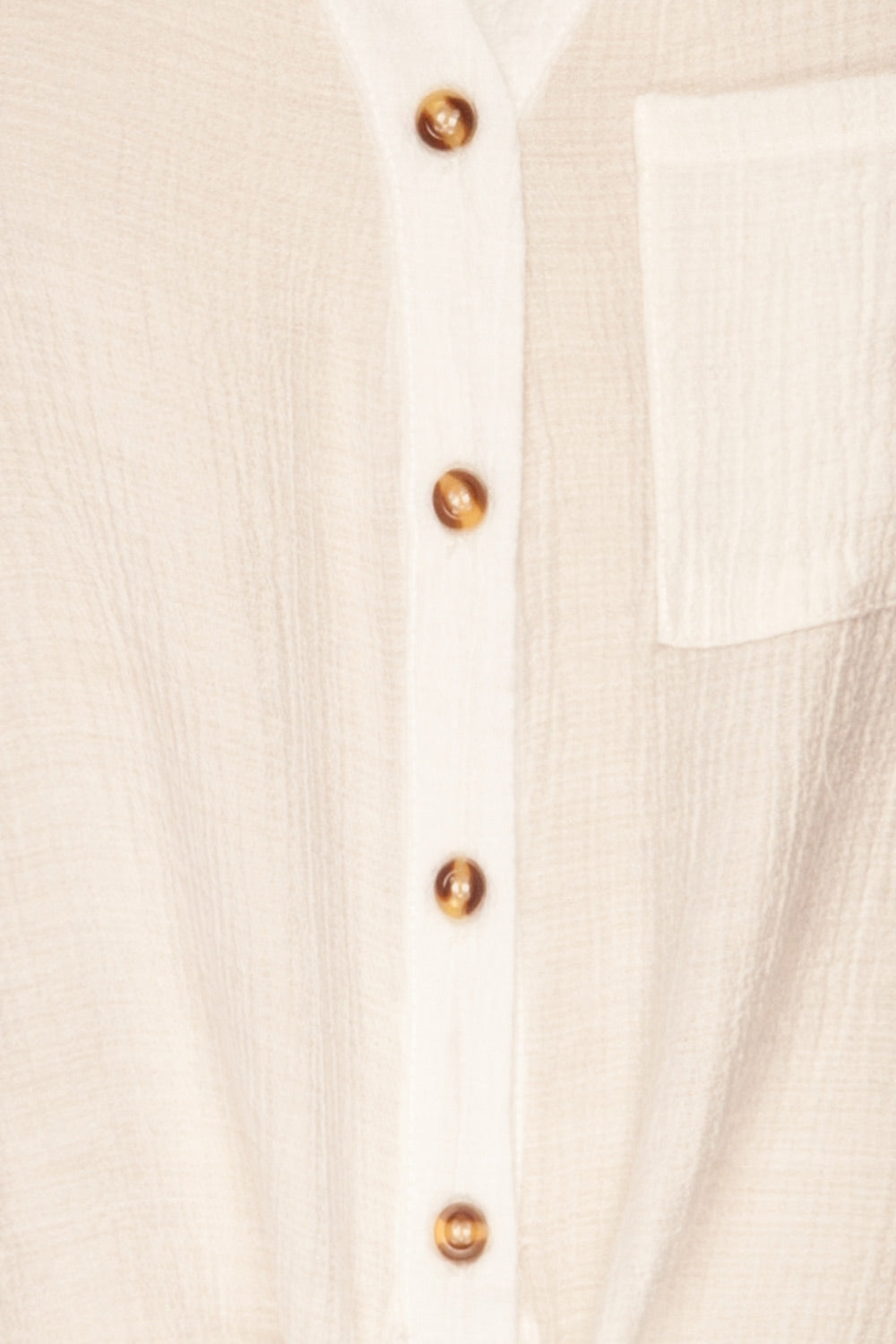 Cayambe Blanc White Crepe Button-Up Shirt | La Petite Garçonne