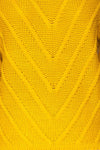 Ceprano Yellow Knitted Sweater | La petite garçonne fabric
