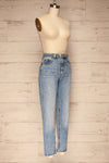 Ceyras Light Washed Denim Jeans | La petite garçonne side view