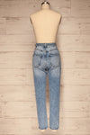 Ceyras Light Washed Denim Jeans | La petite garçonne back view