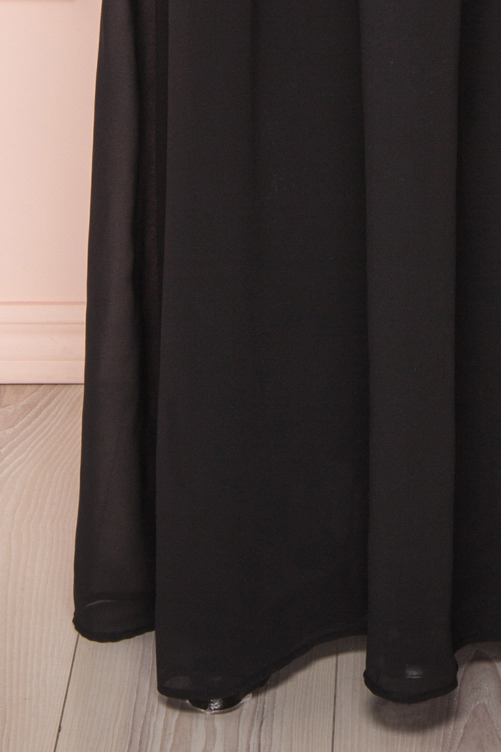 Chalva Black | Chiffon Dress