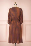 Charissa Colourful Patterned Short A-Line Dress | Boutique 1861