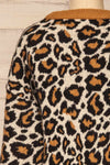 Chatham Leopard Knit Sweater | Tricot | La Petite Garçonne back close-up