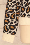 Chatham Leopard Knit Sweater | Tricot | La Petite Garçonne bottom close-up