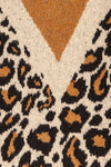 Chatham Leopard Knit Sweater | Tricot | La Petite Garçonne fabric detail