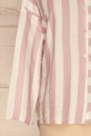 Chavaes Pink Lilac Striped Button-Up Shirt | La Petite Garçonne 7
