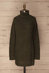 Chernivtsi Olive Green Oversized Knit Sweater | La Petite Garçonne 1