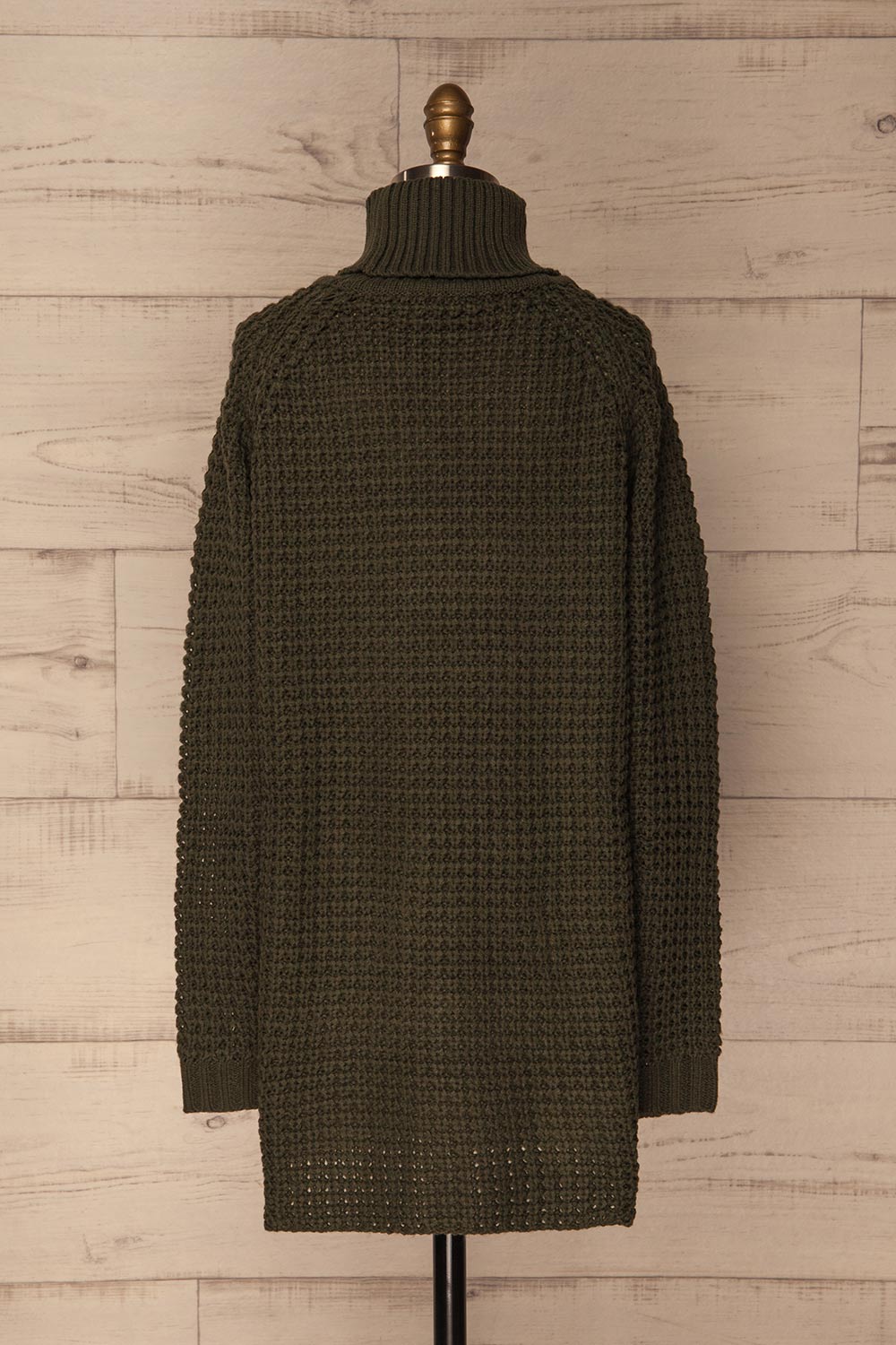 Chernivtsi Olive Green Oversized Knit Sweater | La Petite Garçonne 6