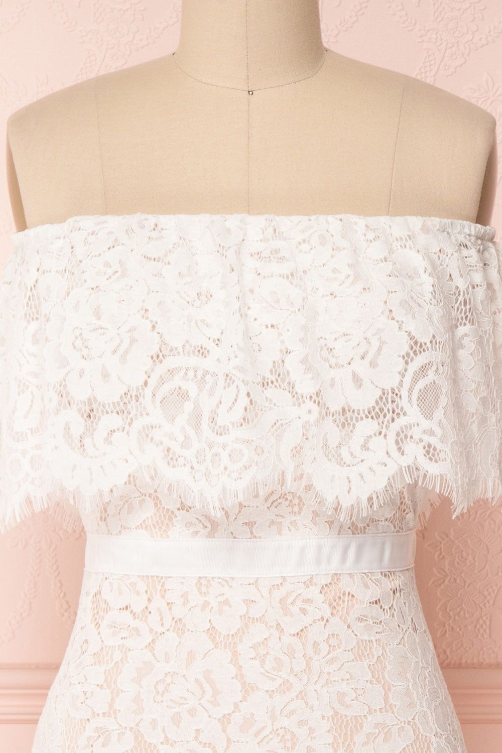 Chikugo | Robe de Dentelle Blanche