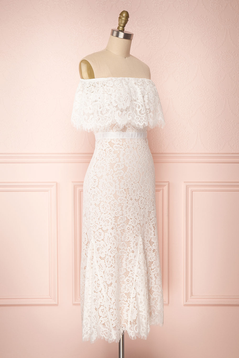 Chikugo | White Lace Dress