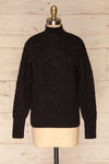 Chimay Anis Black Knit Sweater | FRONT VIEW | La Petite Garçonne