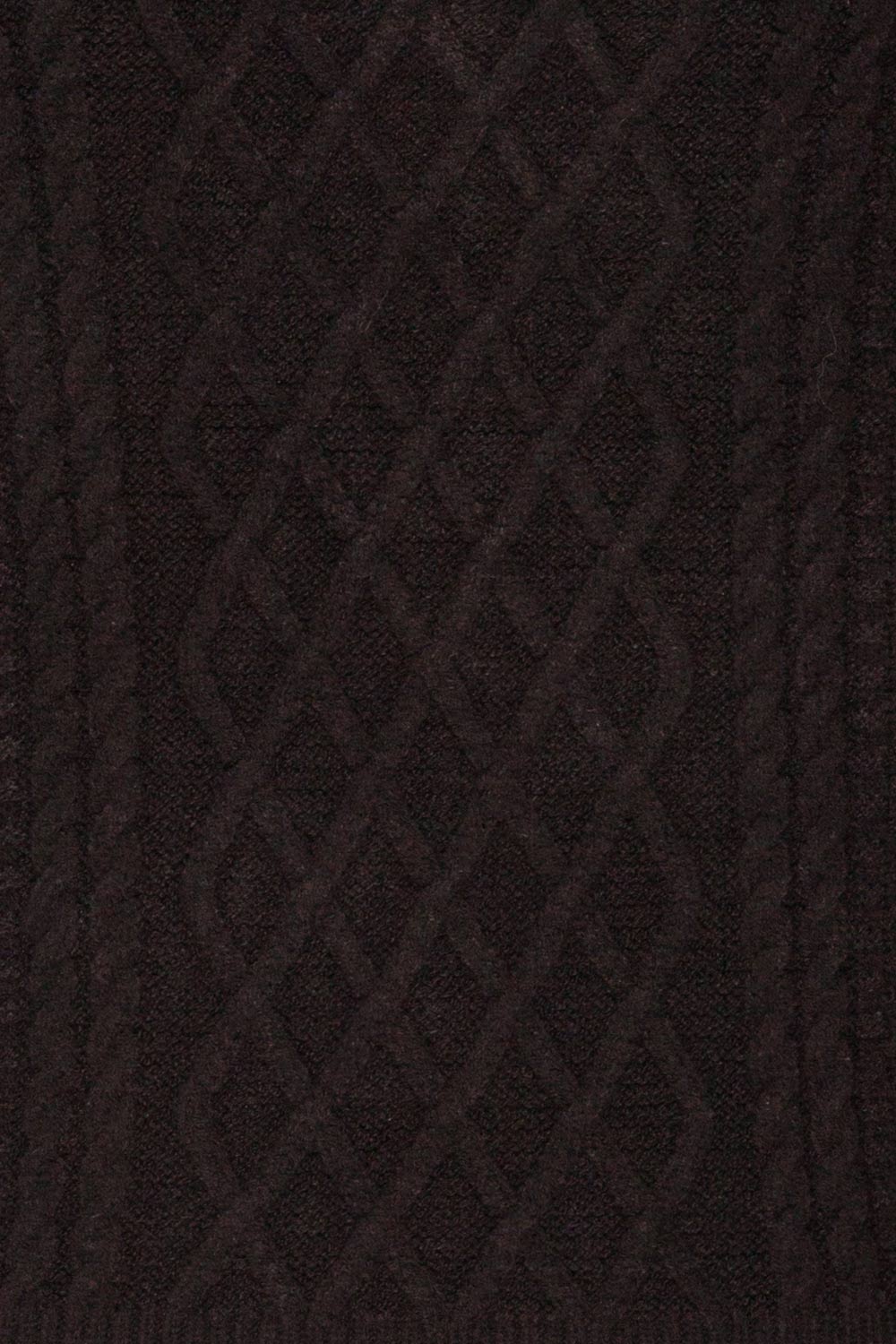 Chimay Anis Black Knit Sweater  | TEXTURE DETAIL | La Petite Garçonne