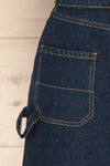 Cieszyn Dark Blue Denim Mini Skirt with Pockets | La Petite Garçonne back detail