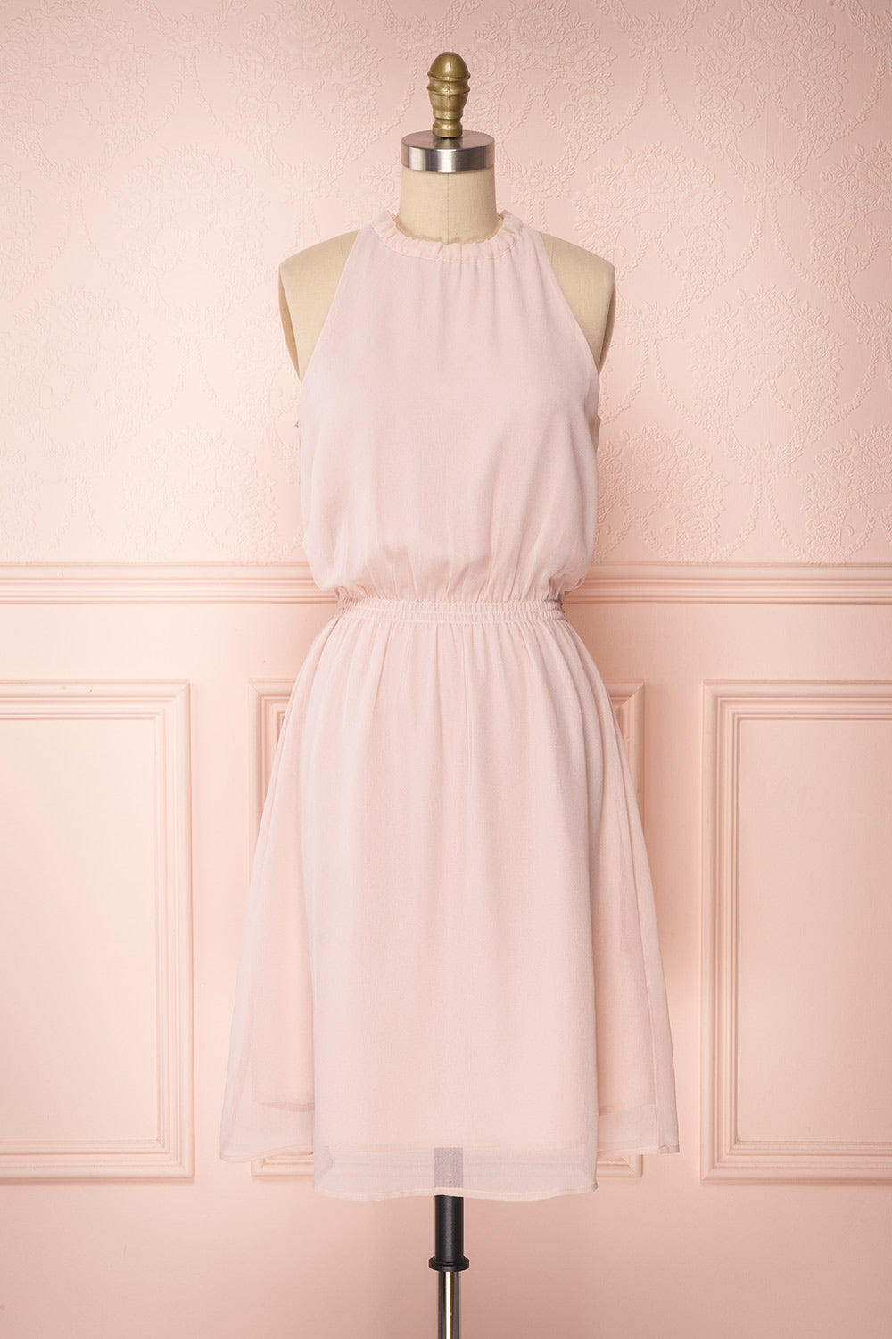 Cinda Pink A-Line Short Cocktail Dress | Boutique 1861