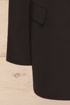 Civitella Black Blazer | Veston Noir | La Petite Garçonne bottom close-up