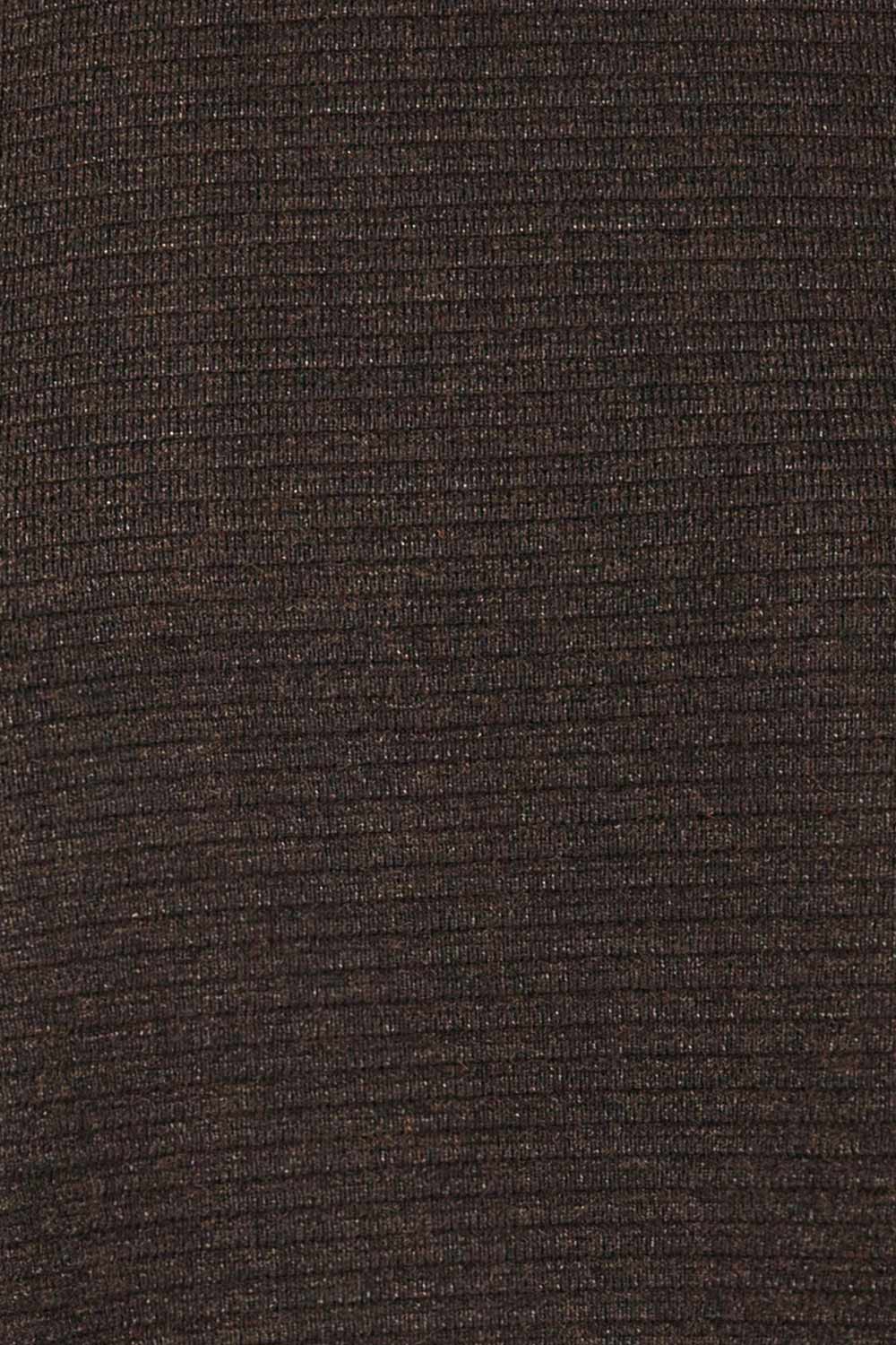 Cloppenburg Grey Ribbed Sweater | Tricot | La Petite Garçonne fabric detail 