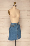 Coevorden Light Blue Jean Mini Skirt | La Petite Garçonne side view