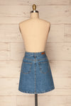 Coevorden Light Blue Jean Mini Skirt | La Petite Garçonne back view