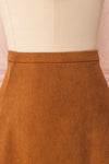 Colditz Brown Corduroy A-Line Midi Skirt | Boutique 1861 side close-up