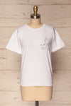 Corinthe White Short Sleeved T-Shirt | La Petite Garçonne 1