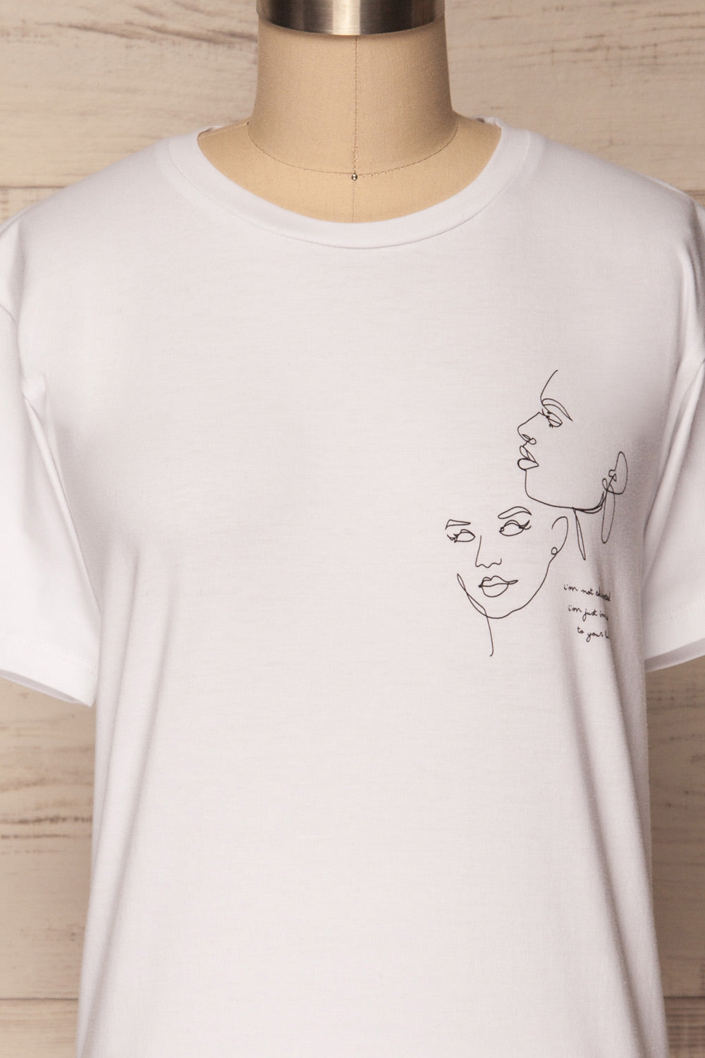 Corinthe White Short Sleeved T-Shirt | La Petite Garçonne 3