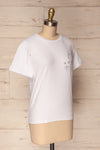 Corinthe White Short Sleeved T-Shirt | La Petite Garçonne 4