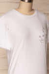 Corinthe White Short Sleeved T-Shirt | La Petite Garçonne 5