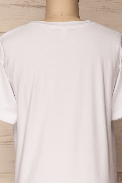 Corinthe White Short Sleeved T-Shirt | La Petite Garçonne 7