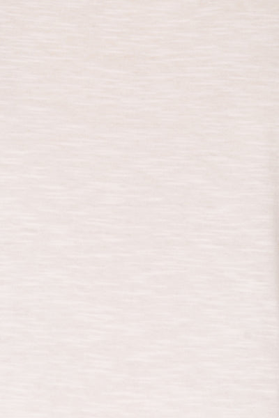Cottbus White Short Sleeve Crop Top | La petite garçonne fabric