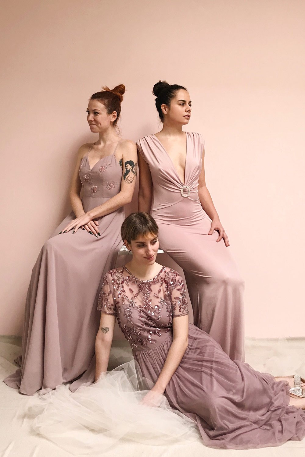 Fantine Lilac Sequin Flare Gown | Boutique 1861 models