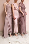 Gurito Blush Pink A-Line Gown w/ Crystals | Boutique 1861 models