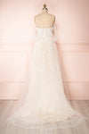 Darana White Embroidered Bustier Bridal Dress | Boudoir 1861 back view