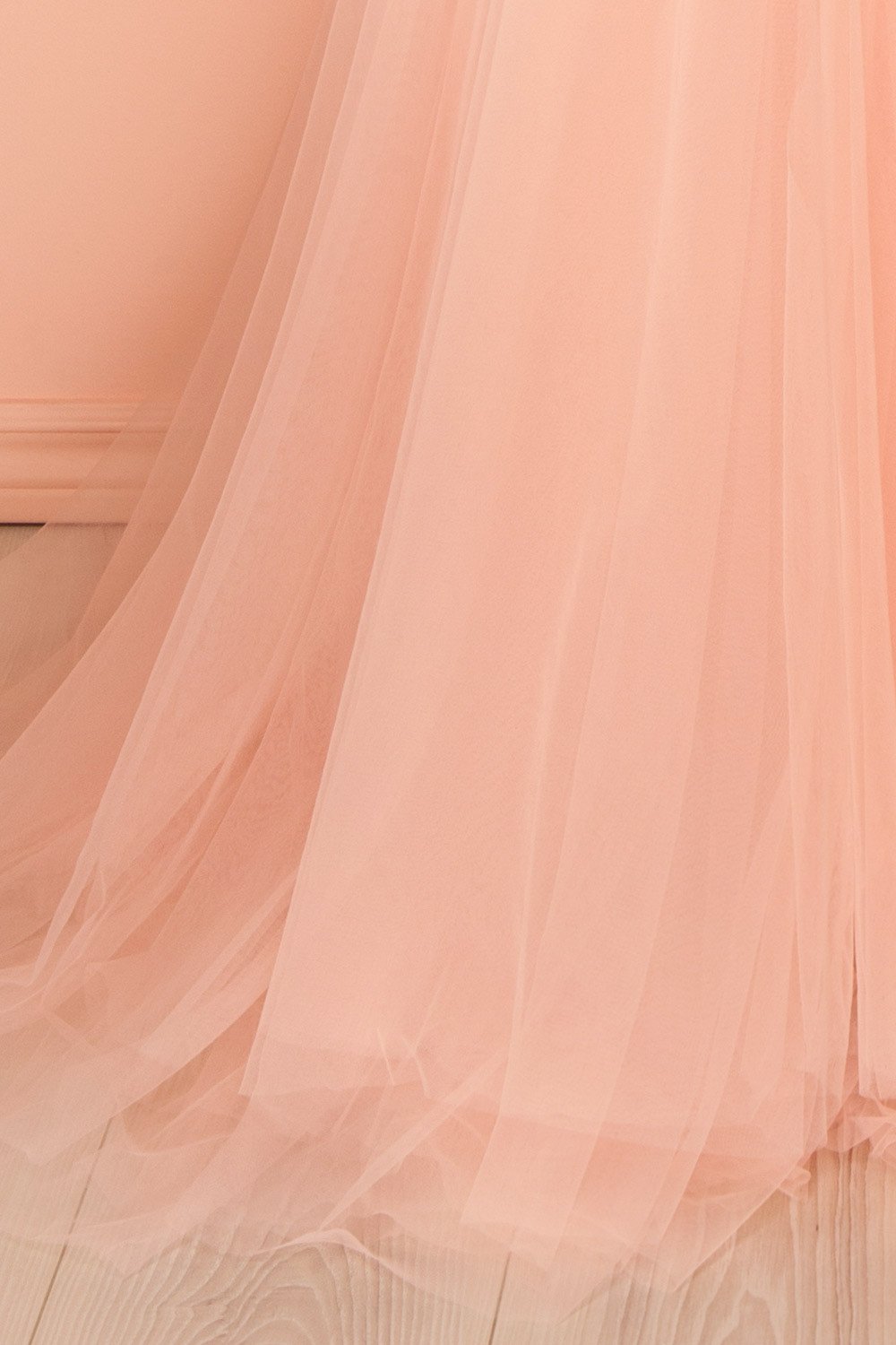 Darnelle Pink Mermaid Gown with Removable Tulle Skirt | Boutique 1861