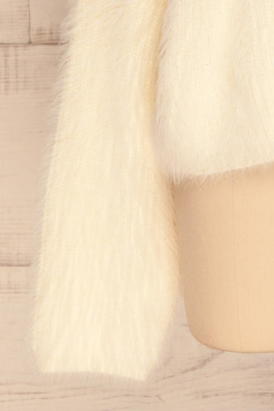 Dassel Ivory Fuzzy Turtleneck Top | La petite garçonne bottom