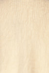 Dassel Ivory Fuzzy Turtleneck Top | La petite garçonne fabric