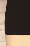 Dauve Black Rolled Sleeves T-Shirt | La petite garçonne bottom