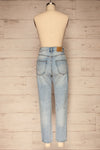 Davoli Light Denim High-Waisted Jeans | La petite garçonne back view